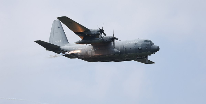 C-130运输机 资料图片 图源：韩媒报道配图