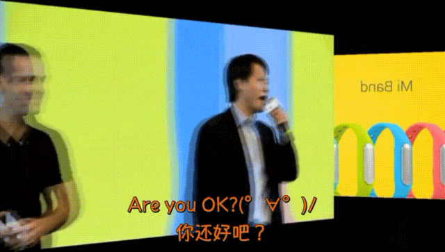 雷军“Are you OK”(图源:网络)